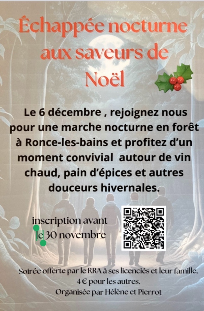 marche nocturne de Noel 