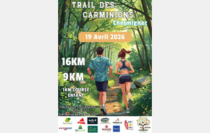 Trail des Carminions 2026 (Chermignac)