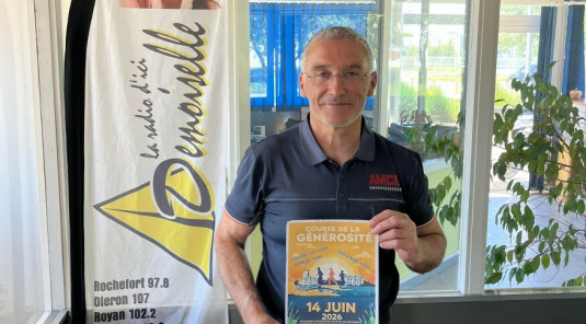 On parle de la Course de la Générosité à la radio 🎙️